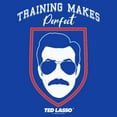 thumbnail image 2 of Men's Ted Lasso Training Makes Perfect Graphic Tee Royal Blue Medium, 2 of 4