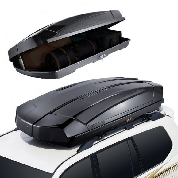 Rooftop Cargo Carrier 18 Cubic Feet Luggage Storage Box ABS for SUVs Cars