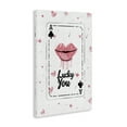 thumbnail image 3 of Stupell Industries Lucky You Playing Card Quotes and Sayings Painting Wrapped Canvas Canvas Art Print Wall Art, 24 x 36, 3 of 7