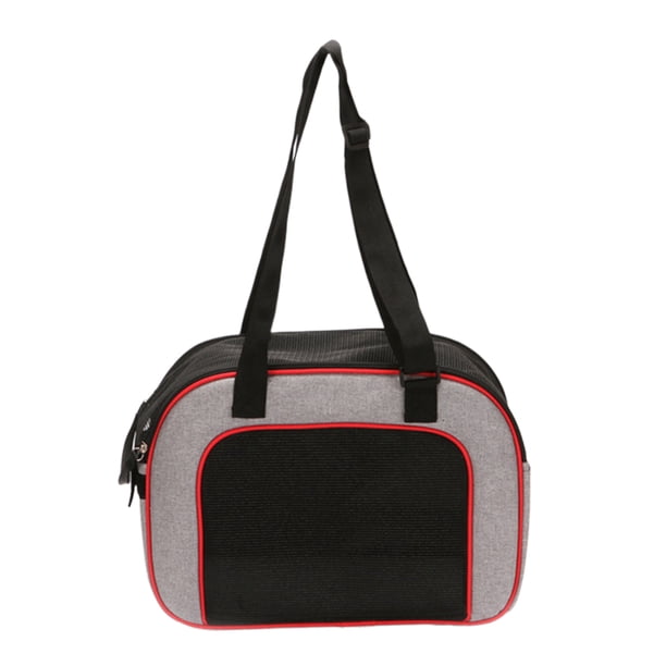 Bolsa de transporte para mascotas de viaje al aire libre para cachorros de perros perros s - rojo, Los 38x20x27cm SM SunniMix Pet Dog Carrier Outdoor