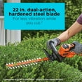 thumbnail image 5 of BLACK+DECKER Hedge Trimmer, 22-Inch, BEHT350FF, 5 of 8