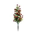 thumbnail image 2 of Doghiosgha Artificial Flower Stake Faux Floral Garden Stake for Home Front Porch Patio Wedding Decor, 19.7 Inch, Red, 2 of 6