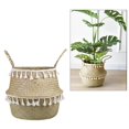 thumbnail image 4 of plegable tejida vientre de almacenamiento de ropa, decorativa para plantas, , sala de , , dormi - XXL shamjiam Cesta de almacenamiento de pastos marinos, 4 of 8