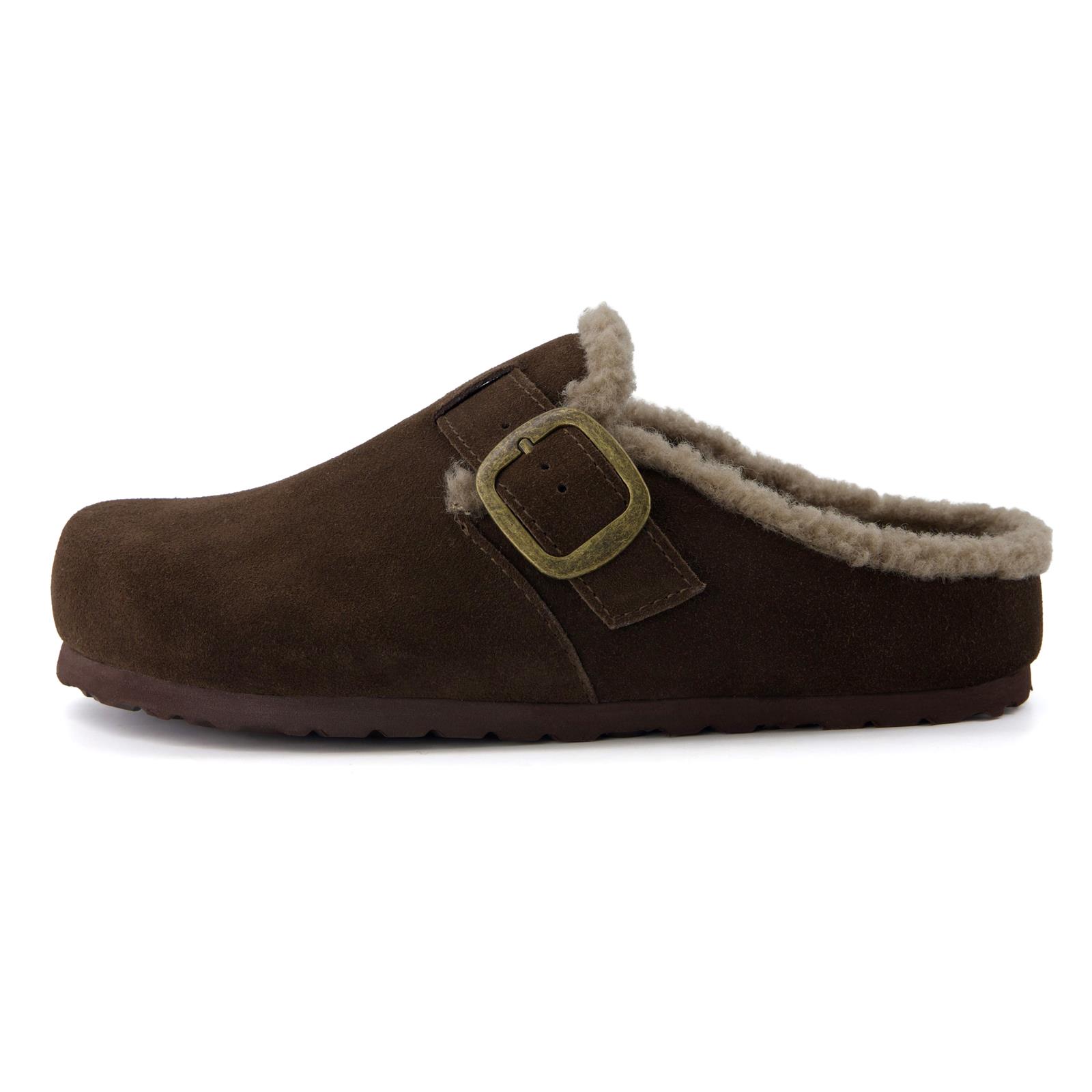 Cushionaire Haven Faux Fur-Lined Leather Clog photo 6