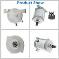 thumbnail image 4 of LABLT Starter Motor & Relay Solenoid Replacement for 2002-2008 Yamaha Grizzly 660 YFM660, 4 of 5