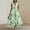 Green, variant on MORTTIC Women's Floral Print Deep V-Neck Sleeveless Maxi Dress - Flowy Ruffle Hem Sundress with Pockets Purple，L
