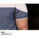 thumbnail image 5 of Camisetas de Manga Corta de los Hombres Casual Color Sólido Muesca Solapa Botón Arriba, Camiseta Transpirable para el Verano, 5 of 8