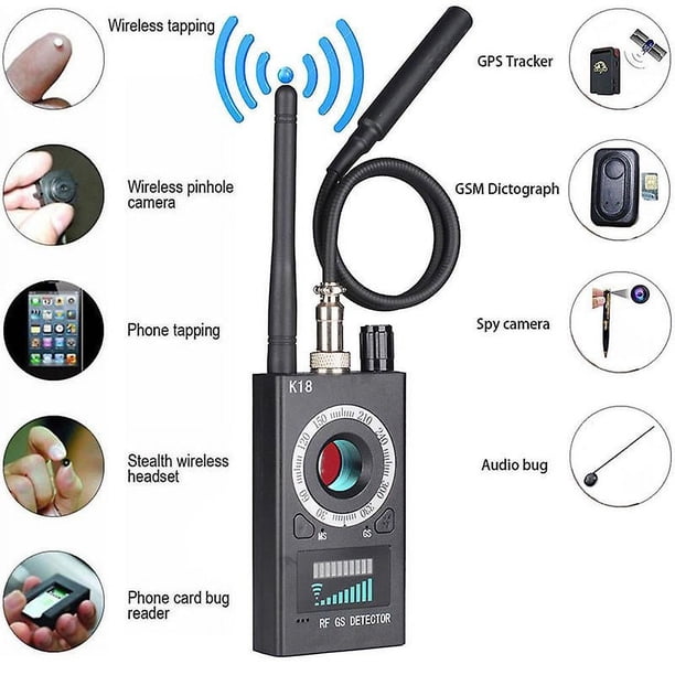 Detector de señal Rf, detector antiespía, cámara Gsm, buscador de errores de Audio, escaneo Gps