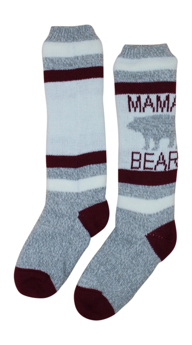 mama bear slipper socks