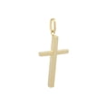 thumbnail image 2 of Dije Cruz Lisa 2.5 cm Oro Sólido 10k, 2 of 6
