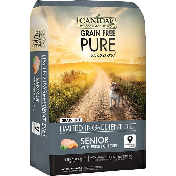 Canidae Pure Meadow GrainFree Limited Ingredient Chicken Senior Dry Dog Food, 12 lb Walmart Canidae Pure Meadow GrainFree Limited Ingredient Chicken Senior Dry Dog Food, 12 lb Walmart