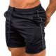thumbnail image 3 of Naiovety Hombres Fitness Culturismo Gimnasios Joggers Pantalones cortos Pantalones de chándal Pantalones para correr Uniforme atlético negro con oro rosa METRO Naiovety FS7572-05, 3 of 5