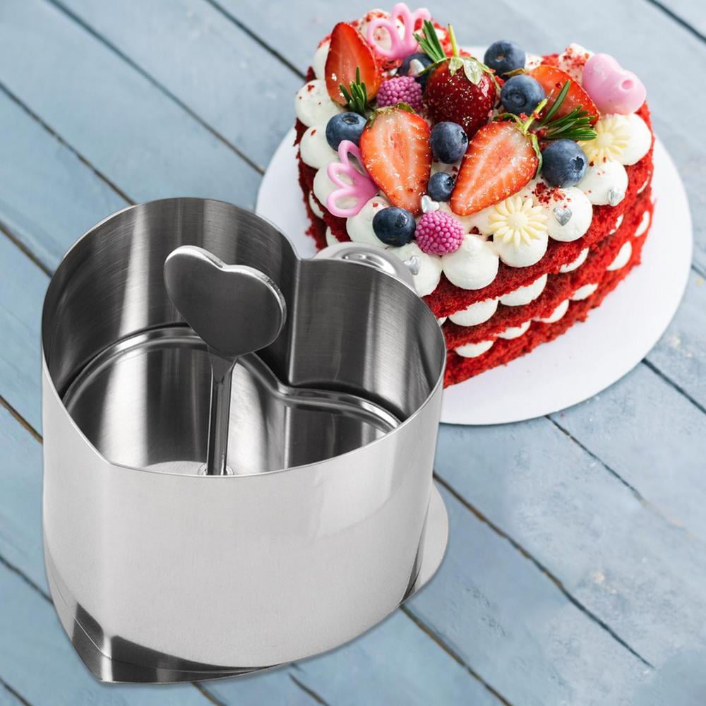 Heart Shape Cake Mold Rings Stainless Steel Mousse Cake Ring - Temu