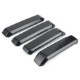thumbnail image 3 of 4 piezas de manija de puerta interior cubierta de cuenco embellecedor de grano de fibra de carbono apto para Ford F150 2015-2020, 3 of 13