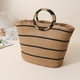 thumbnail image 4 of Bolsos de paja para mujer, bolso de paja para verano, bolso de playa, bolso de playa tejido de paja, bolso de mano de paja, bolso de paja, 4 of 6