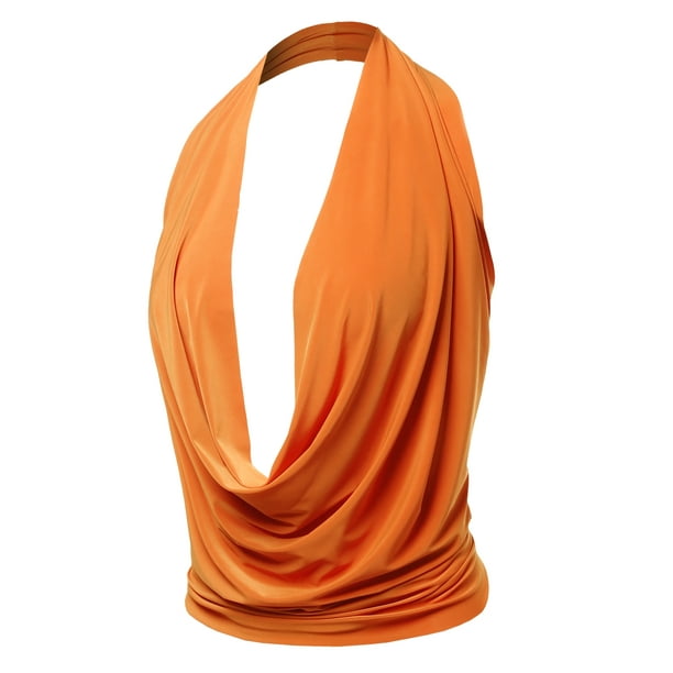 linen backless top