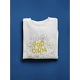 thumbnail image 3 of Pop Corn Design. Sweatshirt Men - Men Sweatshirt, White, 2XL, 3 of 4