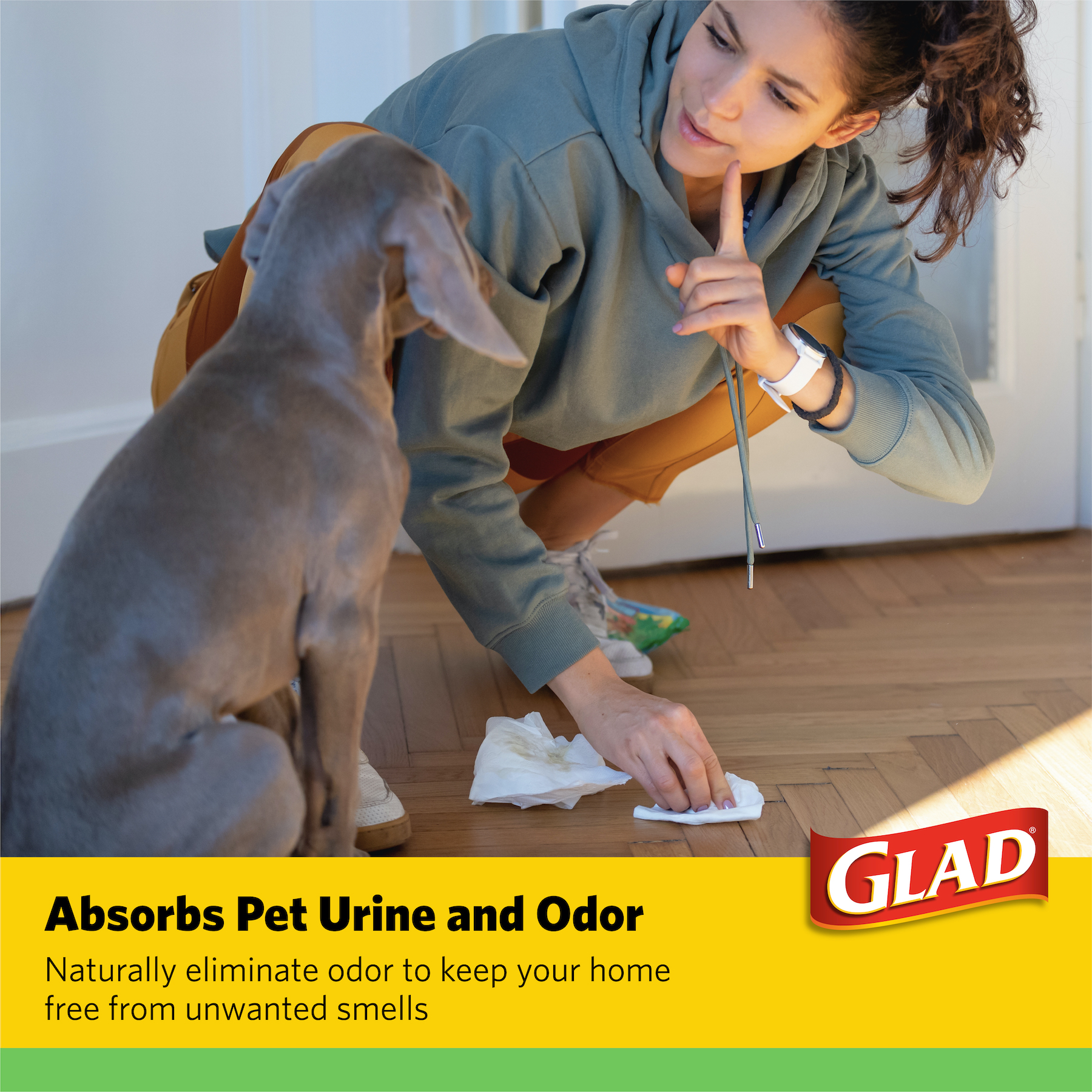 Glad Giant Activated Charcoal Training Pads, 30x36, 24 Count photo 5