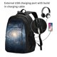 thumbnail image 2 of Balery The Galaxy Mochila con carga USB para hombre y mujer - Mochila impermeable y antirrobo para laptop con puerto USB para viajes, trabajo, 2 of 7