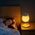 thumbnail image 6 of Lamp with Wireless Charger, Touch Control Night Light, Dimmable LED Table Lamp, Eye Protection Reading Light, Portable USB Rechargeable Bedside Lamp for Bedroom and Office A, 6 of 7