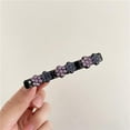 thumbnail image 2 of Pompotops Sparkling Crystal Stone Hair Clips for Women Girls Crystal Flower Rhinestone Chopped Hairpin Clip Hair Accessories, 2 of 4
