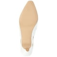 thumbnail image 6 of Journee Womens Amory Kitten Heel Sling Back Loafer Style Pumps, Widths Available, 6 of 9
