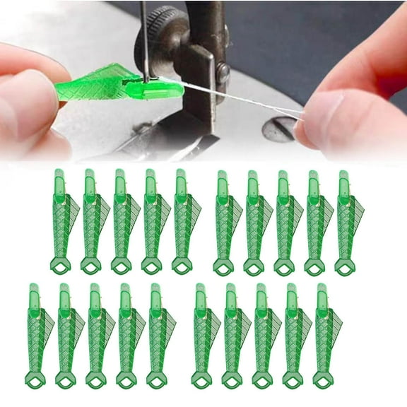 Automatic Sewing Machine Needle Threader with Self-Threading Loop for Easy Threading Upgrade Sewing Accessory for Quilting and Embroidery Projects