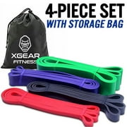 XGear Fitness  XG-Pro Heavy Duty Exercise Resistance Bands, Multi Color