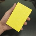 thumbnail image 1 of Bloque de esponja de limpieza de pulpa de madera comprimida, absorbente, de algodón, para cocina, esponjosa y hinchable, 1 of 6