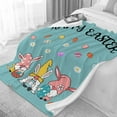 thumbnail image 5 of Easter Gnome 1 Blanket Lightweight Plush Cozy Super Soft Flannel Fleece Throw Swaddle Blanket for Travel Home Decor 40"x30" XS for Pet Toddler, 5 of 6