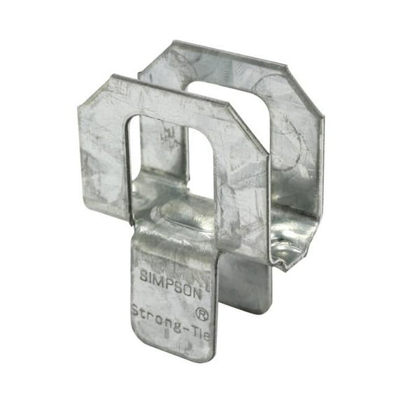 1.31 x 1 in. 20 Gauge Plywood Panel Sheathing Clip