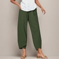 thumbnail image 2 of Sngxgn Women's Joggers Lightweight Hiking Pants Workout Lounge Casual Outdoor(Army Green,S), 2 of 8