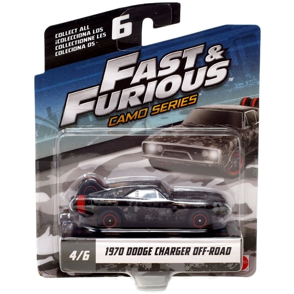 The Fast and the Furious Camo Series 1970 Dodge Charger Off-Road Diecast Car