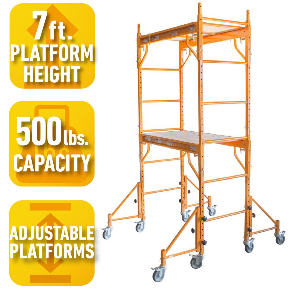 ProSeries 7 Ft. Rolling Interior Mini Scaffold Tower
