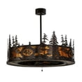 thumbnail image 4 of Meyda Tiffany 146112 Tall Pines 30" 5 Blade Indoor Ceiling Fan - Copper, 4 of 5