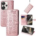 thumbnail image 1 of Funda Cartera FOXDOCK para Xiaomi POCO F6 , Flip PU con Relieve de Gatos y Perros, Tarjetero y Soporte, 1 of 6