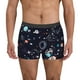 thumbnail image 1 of Balery Galaxy2 Calzoncillos bóxer para hombre, ropa interior de algodón suave y transpirable con cinturilla de nailon-Large, 1 of 5