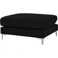 thumbnail image 2 of Meridian Furniture Julia Black Velvet Modular Ottoman, 2 of 5