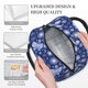 thumbnail image 3 of Easygdp Beautiful Snowflake Butterfly Bolsa de Almuerzo Insulada Grande, Forro de Aluminio, Diseño Espacioso, a Prueba de Fugas, Ideal para Trabajo, Picnics, Viajes y Actividades al Aire Libre, 3 of 6