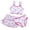 czb# Light Pink311, variant on Huowey Girls 3 Piece Swimsuit Cute Color Striped Tankini Set Spaghetti Strap Scoop Neck Swimwear With High Waist Shorts Trunks Beach Pool Vacation Beachwear,Black,9-10 Years