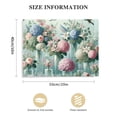 thumbnail image 3 of JEUXUS Flowers Wall Art White Floral Canvas Picture Rose Hydrangea Wall Decor Bird Print Blue Painting Contemporary Artwork Living Room Bedroom Kitchen Home Decor Framed Ready to Hang, 3 of 6