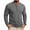 Dark Gray, variant on Men Slim Fit Henley Long Sleeve Shirts, Classic Button Cotton Slim Fit Pullover Top, Solid Color Lightweight Base Tees for Walking, Gym, Lounge Dark Gray L(L)