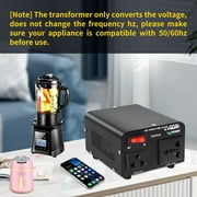 EFFORTWAY 500 Watts 110V to 220V Voltage Converter Transformer Step Up/Down Transformer 220V to 110V Voltage Converter