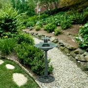 Best Fountains - Alpine Corporation 3-Tier Outdoor Vintage Pedestal Fountain Bird Review 