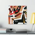 thumbnail image 3 of Rodeo Cowboys Dualing - Canvas, 3 of 10