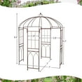 thumbnail image 2 of Gymax Birdcage Shape Garden Arbor Pergola Climbing Plants Stand Rack for Wedding Party, 2 of 10