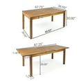 thumbnail image 6 of GDF Studio Neron Outdoor Acacia Wood 7 Piece Dining Set, Teak, 6 of 13