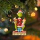 thumbnail image 2 of Adorno colgante navideño divertido del Grinch Decoración navideña acrílica para árbol de Navidad, 2 of 5