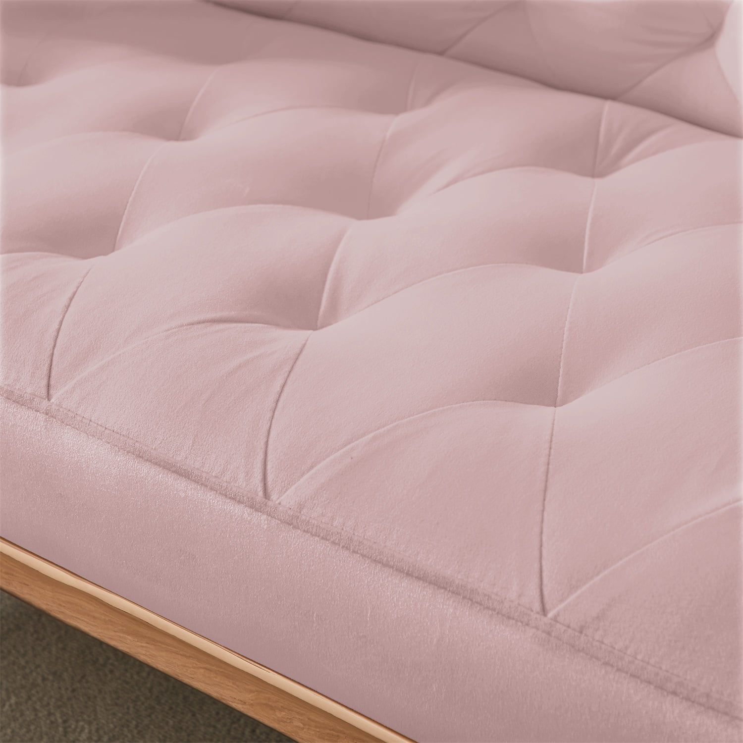 Resenkos Sofa Bed Convertible Sofa Sleeper 61.5" Sofa for Bedroom Fabric Compact Living Space Couch for Apartment and Room, Pink Resenkos Sofa Bed Convertible Sofa Sleeper 61.5" Sofa for Bedroom Fabric Compact Living Space Couch for Apartment and Room, Pink