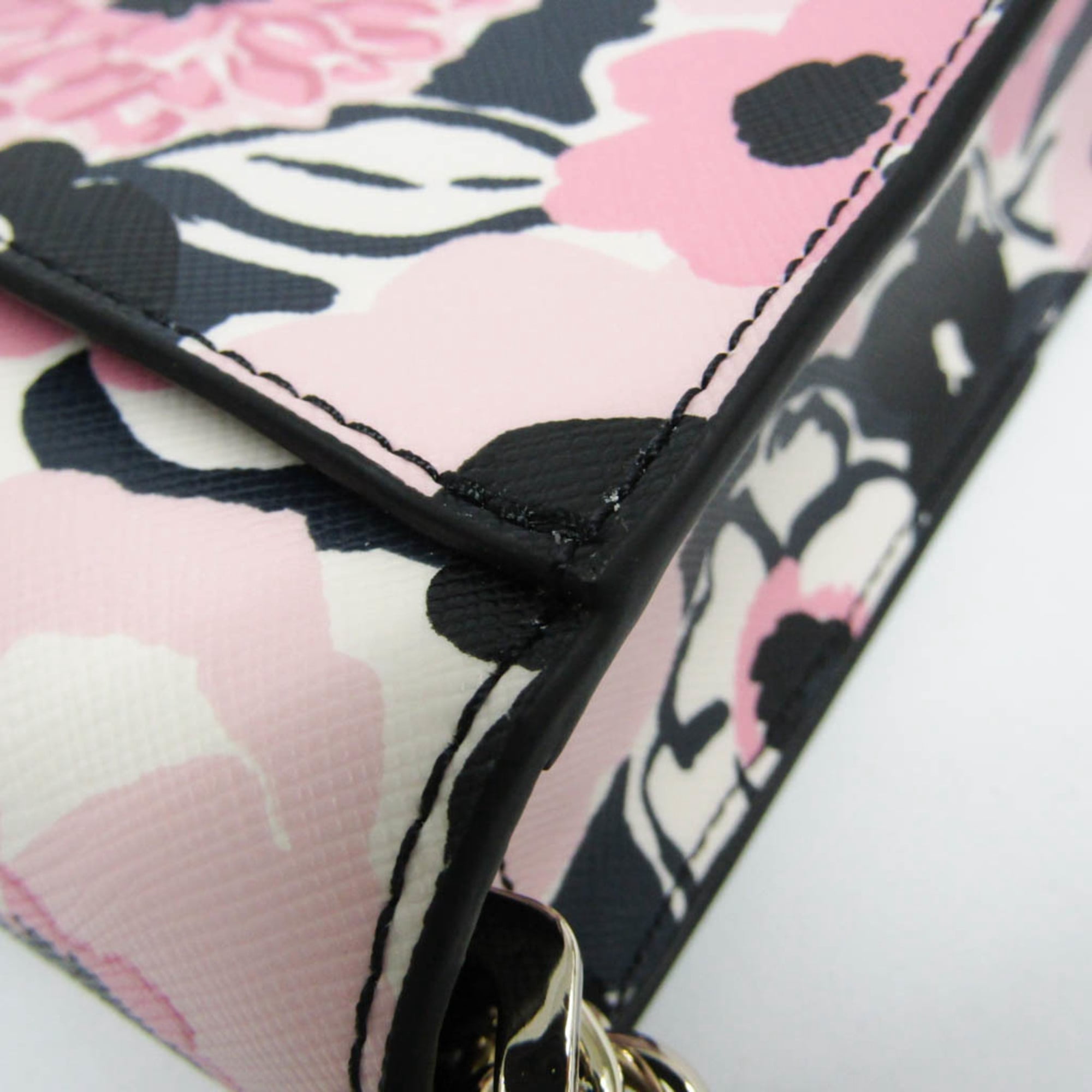 Pre-Owned Kate Spade Carson Dahlia Floral Printed K8111 Women's PVC Handbag,Shoulder... (Good)